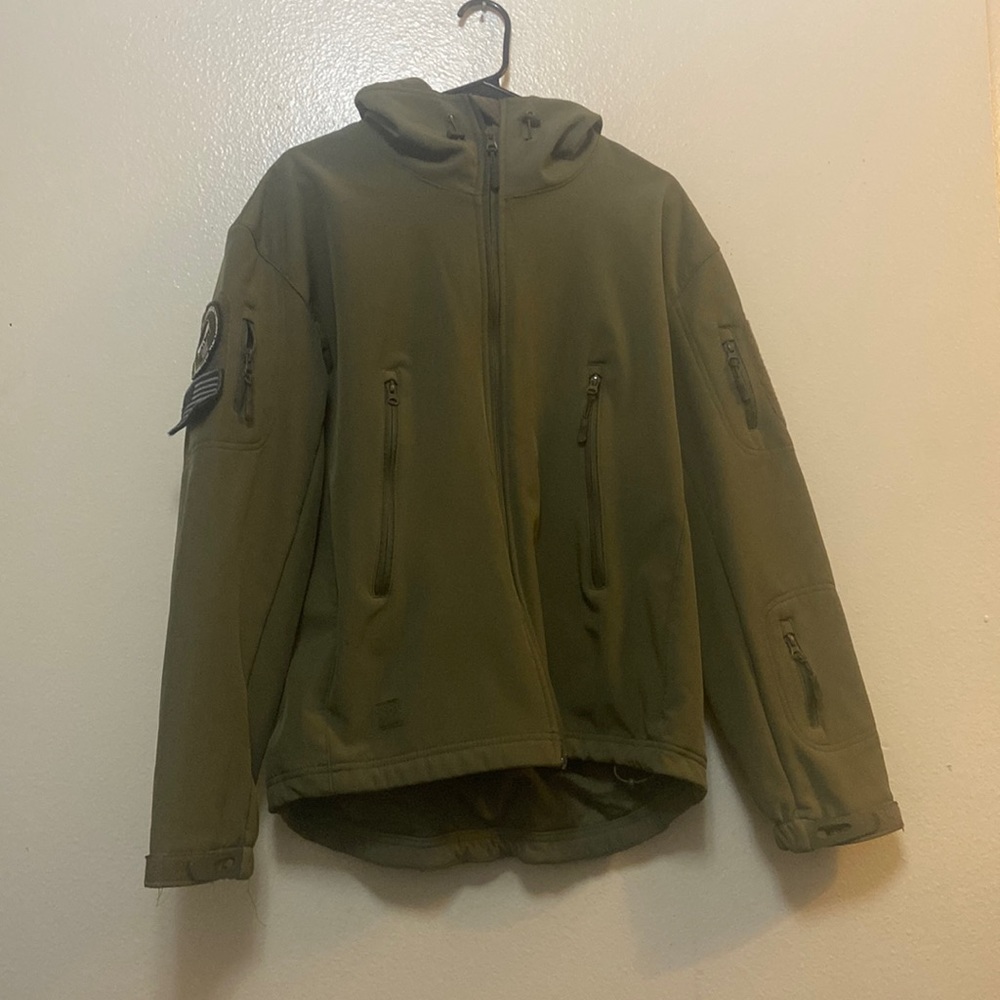 Fleece lined jacket